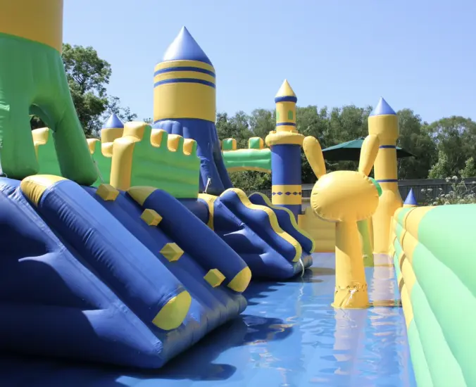 splash castle interior play obstacles