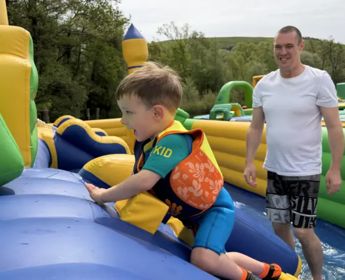 splash castle – crawl obstacles